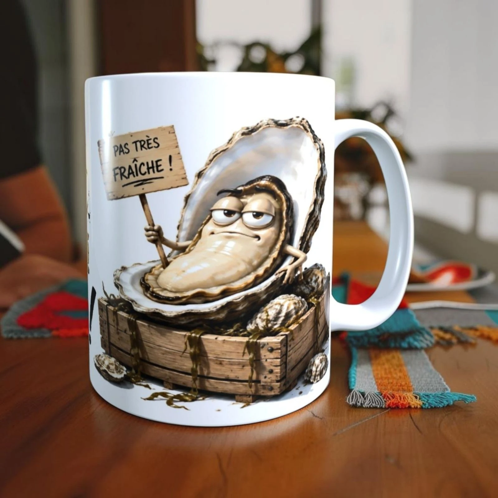 Humorous oyster mug – photo 2